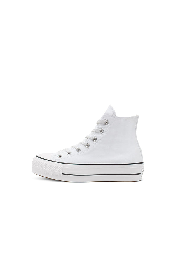 Karen Walker Chuck Taylor All Star Canvas Lift High Top White
