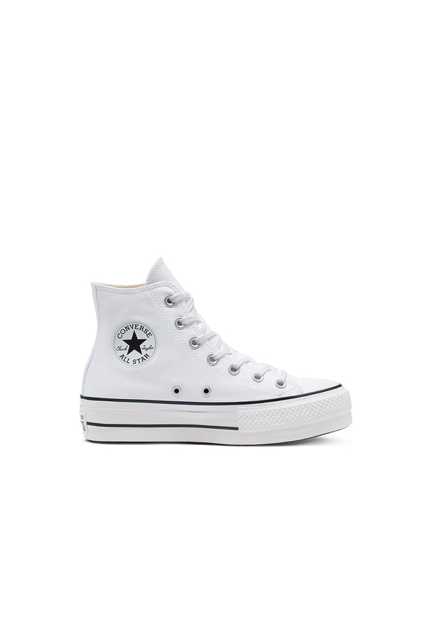 Karen Walker Chuck Taylor All Star Canvas Lift High Top White