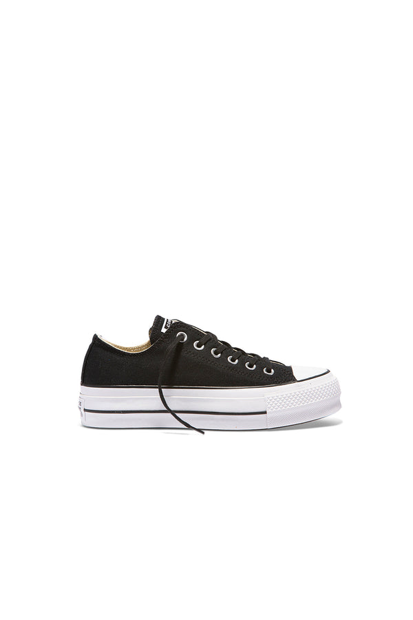 karen walker Chuck Taylor All Star Canvas Lift Low Top Black