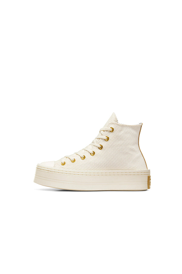 Karen Walker Chuck Taylor All Star Modern Lift Corduroy High Top Egret