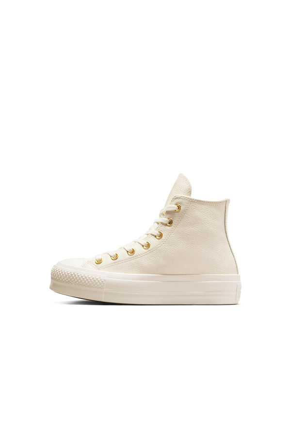 Karen Walker Chuck Taylor Lift High Top Egret/Egret/Gold