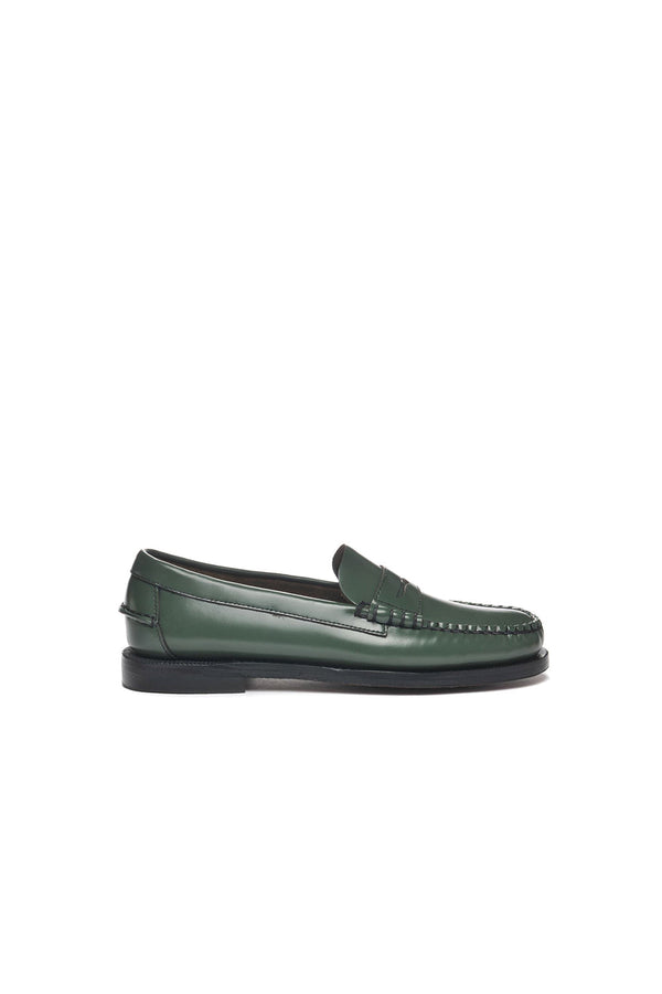 Karen Walker Classic Dan Pigment Loafers Green Chive