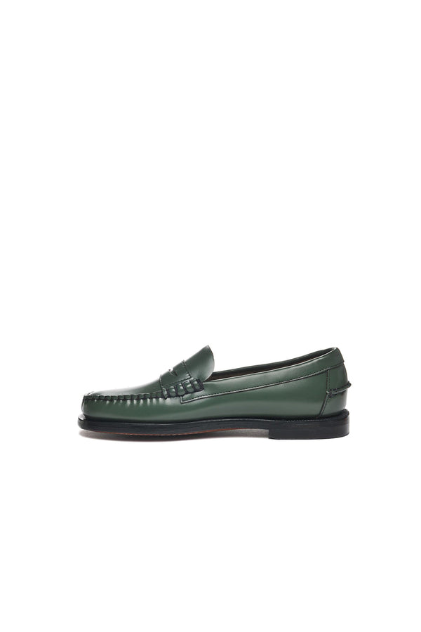 Karen Walker Classic Dan Pigment Loafers Green Chive