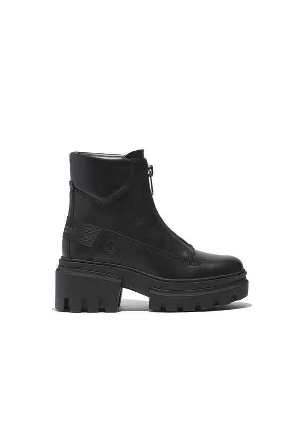 Karen Walker Everleigh Front Zip Boot Black Full Grain