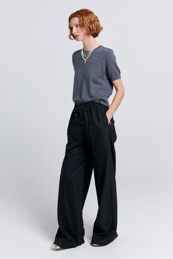 Karen Walker Frontier Trousers Classic Suiting Black