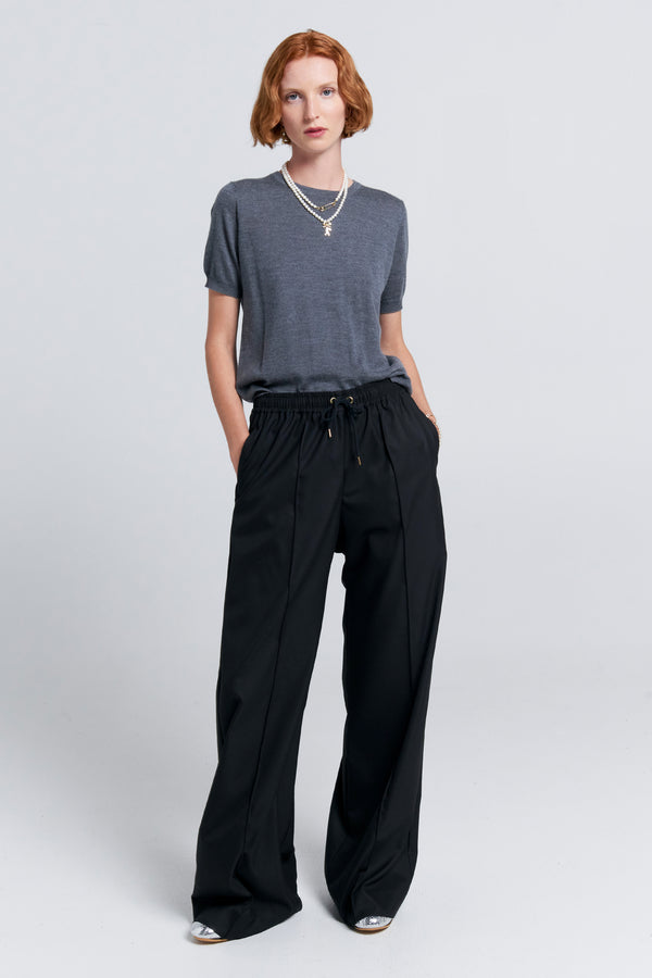 karen walker Frontier Trousers Classic Suiting Black