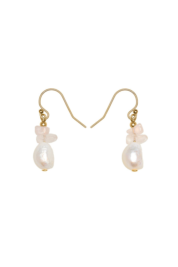Karen Walker Gemstone Chip Earring With Gold-Filled Bar Hook