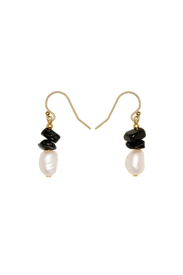 Karen Walker Gemstone Chip Earring With Gold-Filled Bar Hook