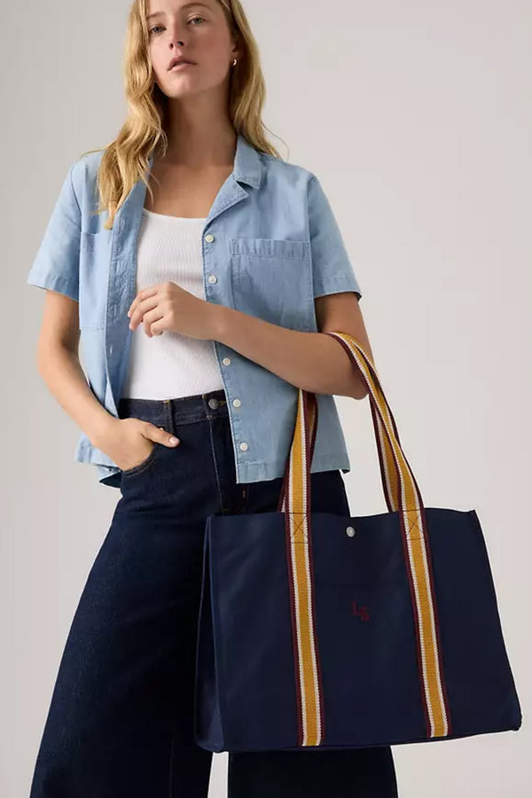 Karen Walker Hollis XL Tote-All Bag Dark Sapphire - Blue