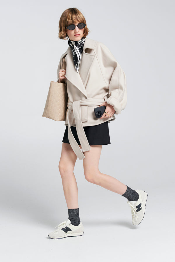 Karen Walker 471 Linen/Angora/Black