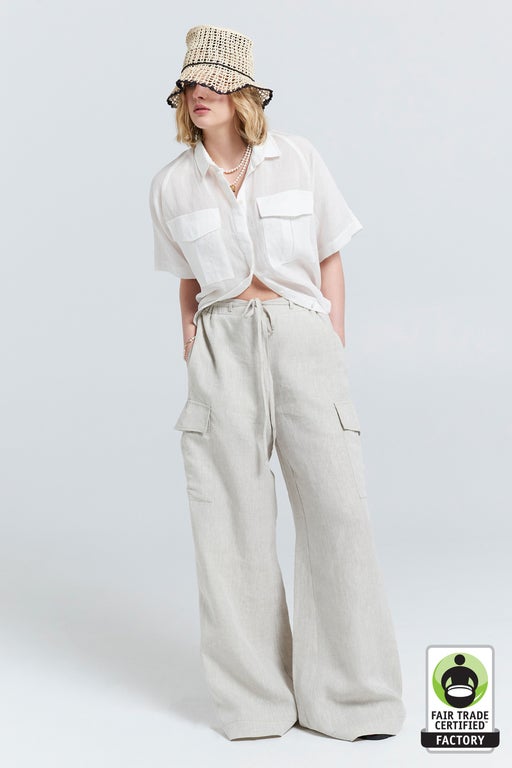 Karen Walker Acadia Lounge Pants Natural