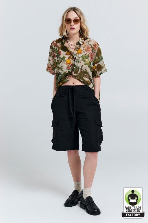 Karen Walker Acadia Lounge Shorts Black