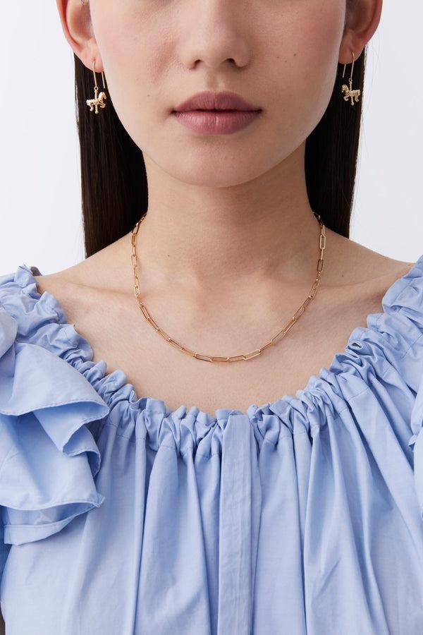 Karen Walker Adventure Chain Necklace Gold