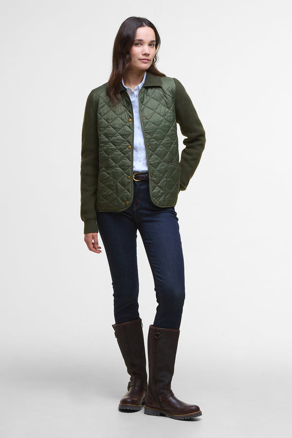 Karen Walker Allendale Knitted Cardigan Olive