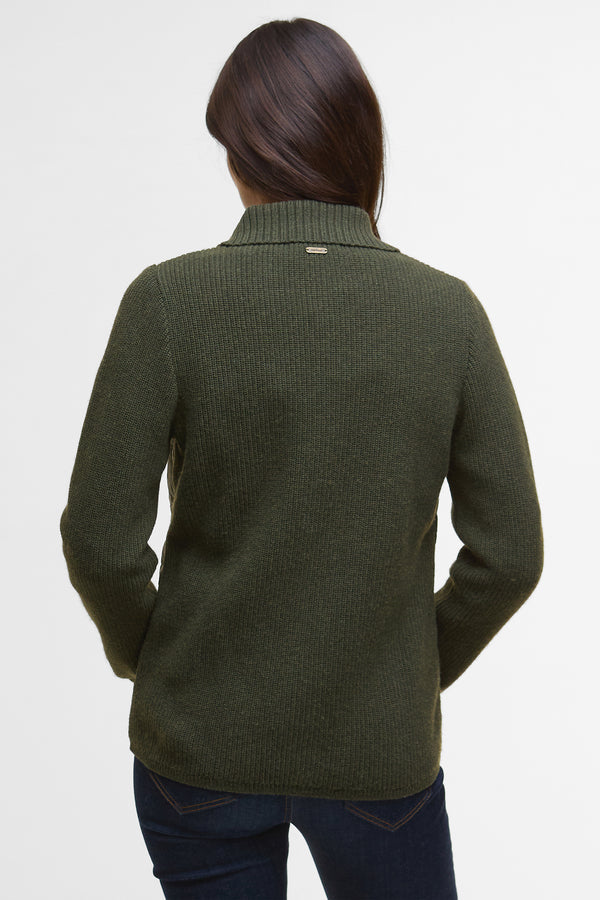 Karen Walker Allendale Knitted Cardigan Olive