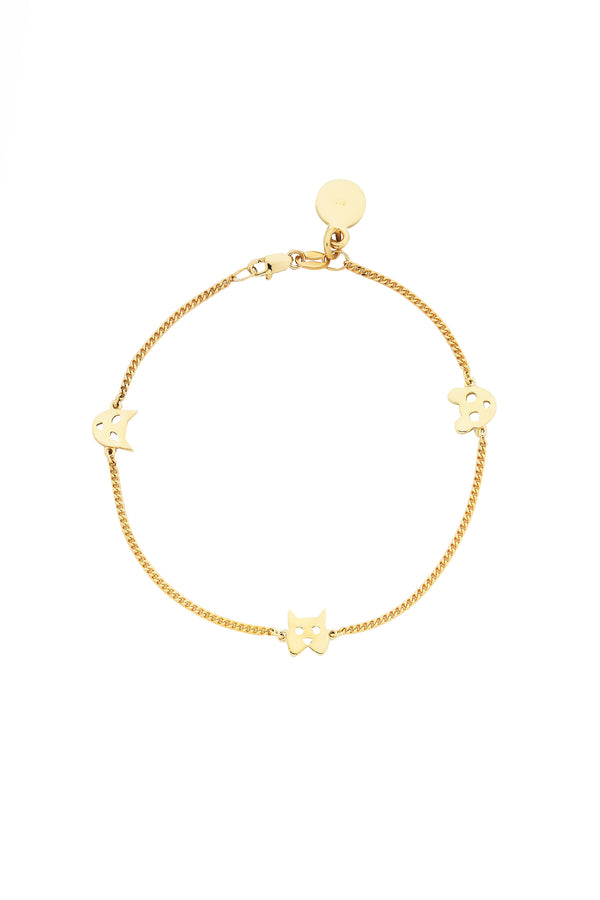 karen walker Animal Bracelet Gold