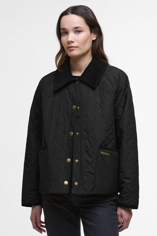 Karen Walker Anise Quilted Jacket Black/Ancient