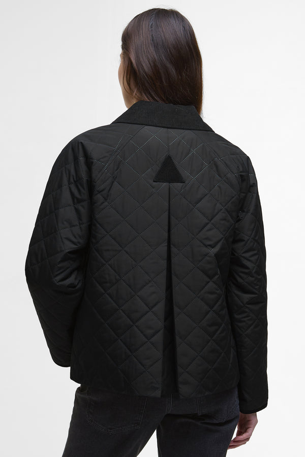 Karen Walker Anise Quilted Jacket Black/Ancient