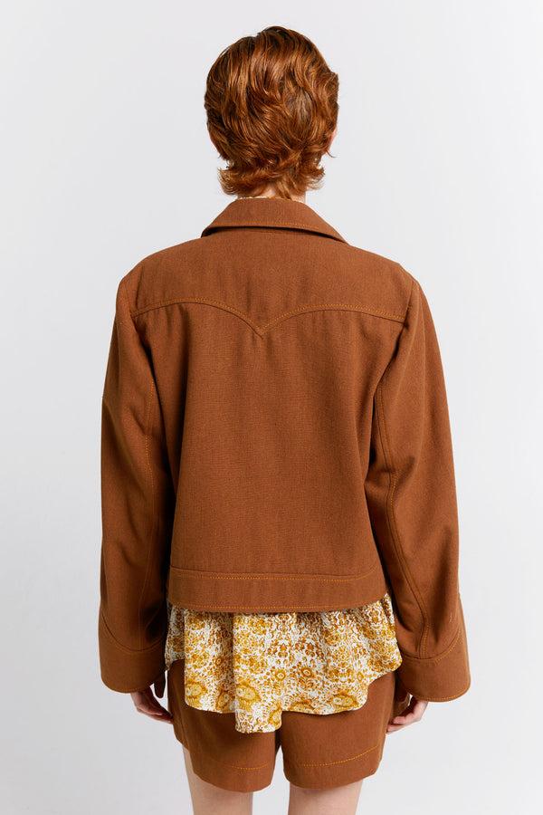 Karen Walker Antiquarian Jacket Chestnut
