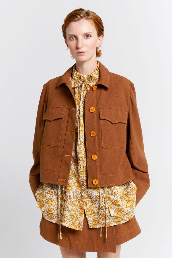 karen walker Antiquarian Jacket Chestnut