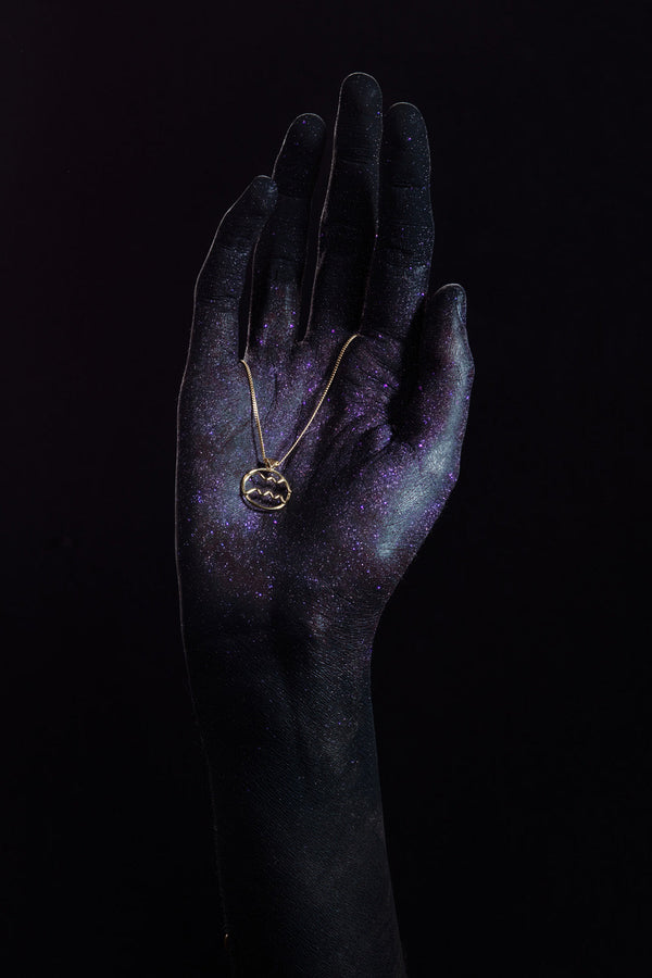 Karen Walker Aquarius Necklace Gold