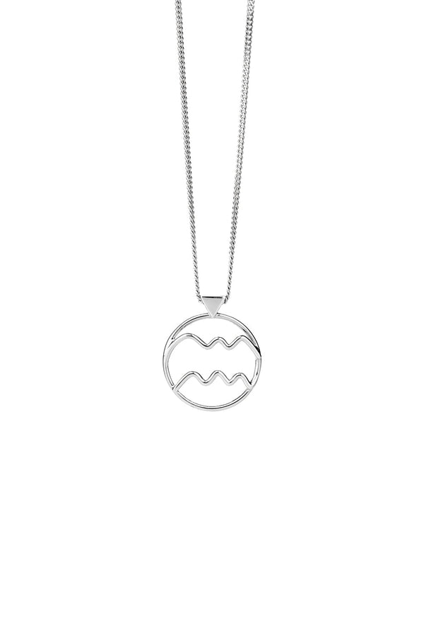 Karen Walker Aquarius Necklace Silver