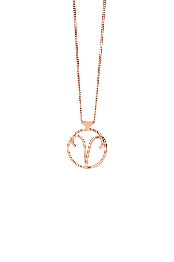 Karen Walker Aries Necklace Rose Gold