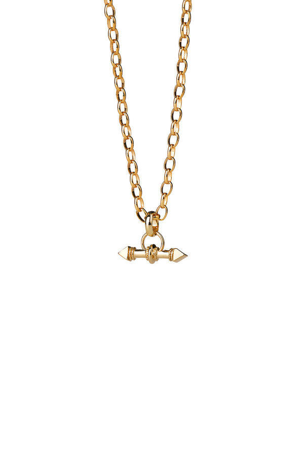 karen walker Arrow Fob Chain Gold