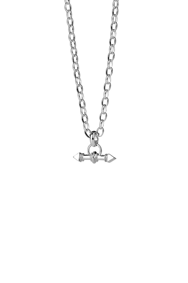 Karen Walker Arrow Fob Chain Silver