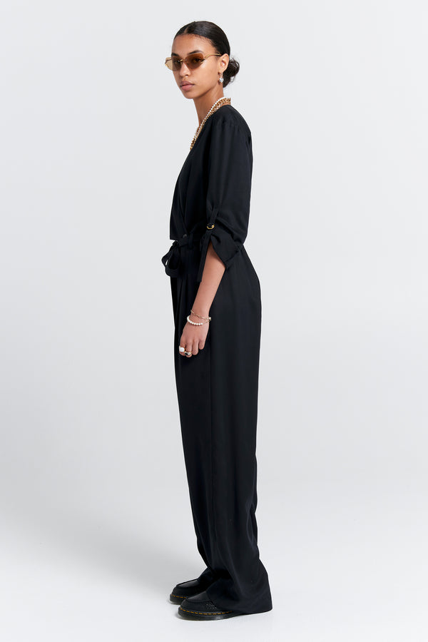 Karen Walker Avenue Jumpsuit Black
