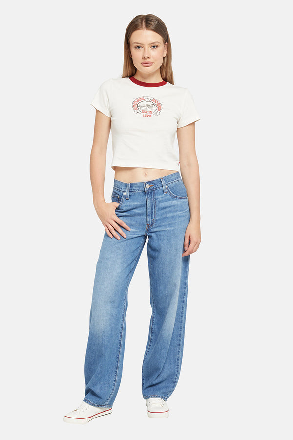 karen walker Baggy Dad Jeans Heavy Check