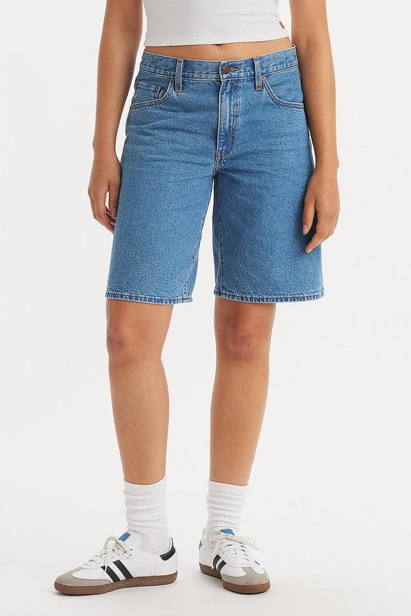 Karen Walker Baggy Dad Jorts Foolish Love Blue