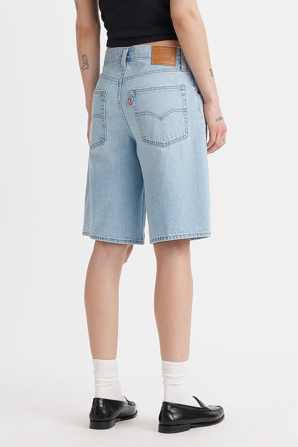 Karen Walker Baggy Dad Jorts Pick Sides Short Blue