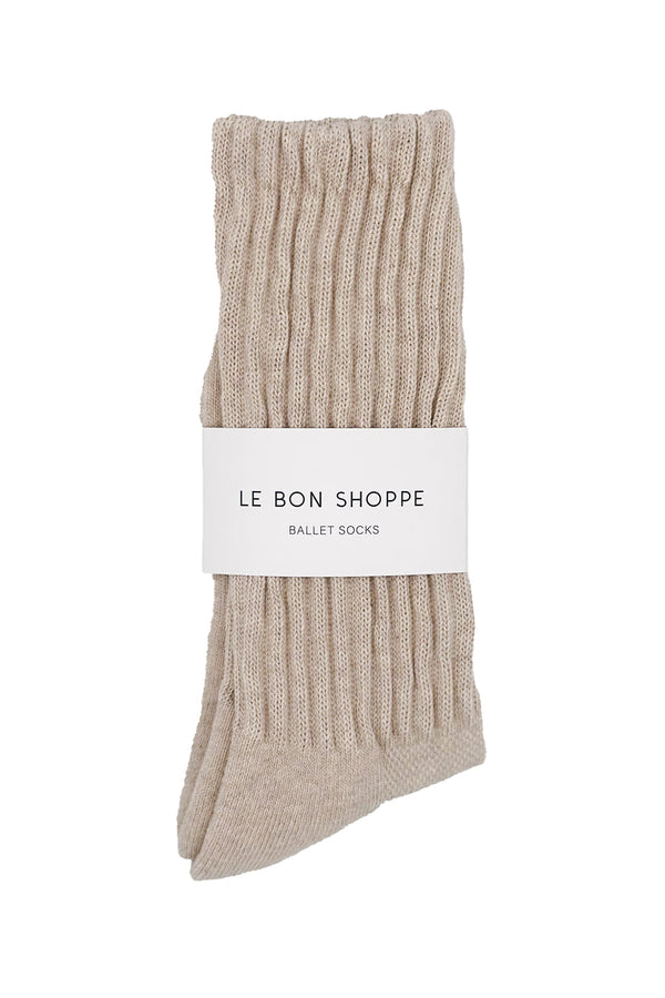 Karen Walker Ballet Socks Oatmeal