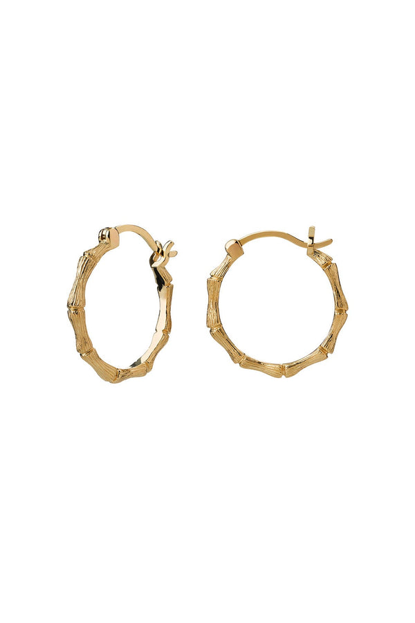 Karen Walker Bamboo Hoops Gold