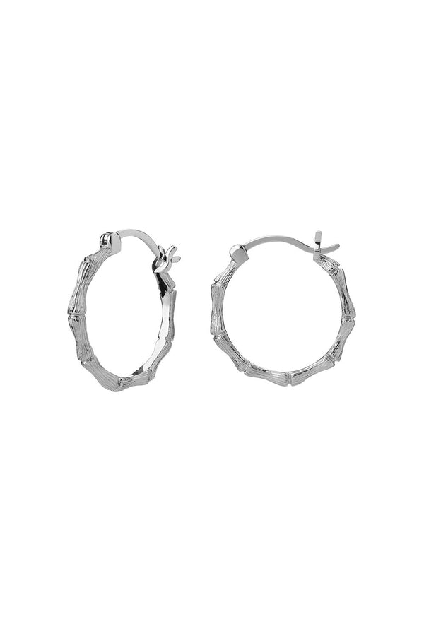 Karen Walker Bamboo Hoops Silver