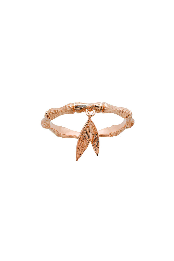 Karen Walker Bamboo Ring Rose Gold