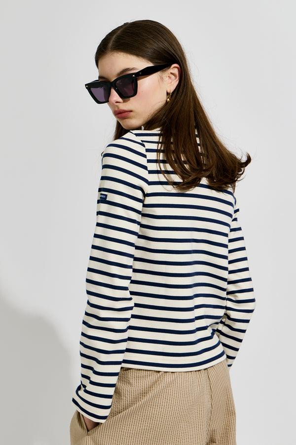 Karen Walker Barfleur Short Sailor Striped Shirt