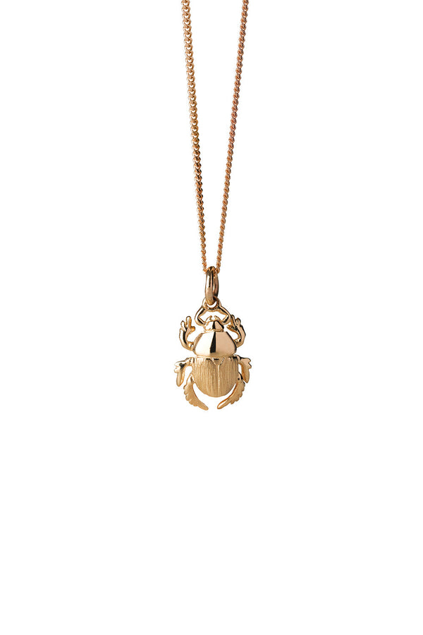 Karen Walker Beetle Necklace Gold