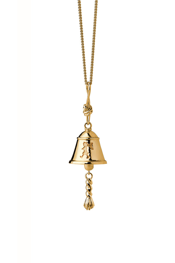 karen walker Bell Necklace Gold