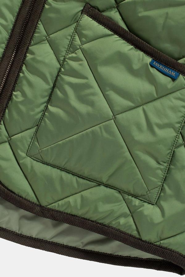 Karen Walker Big Quilt Zipped Craydon Green Sward