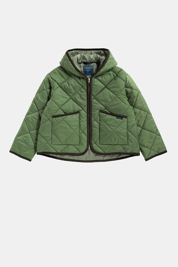karen walker Big Quilt Zipped Craydon Green Sward