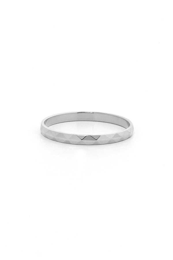 karen walker Bliss Band White Gold