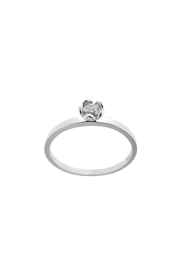 karen walker Botanical Plain Ring Silver
