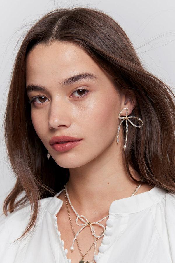 Karen Walker Bow Earrings
