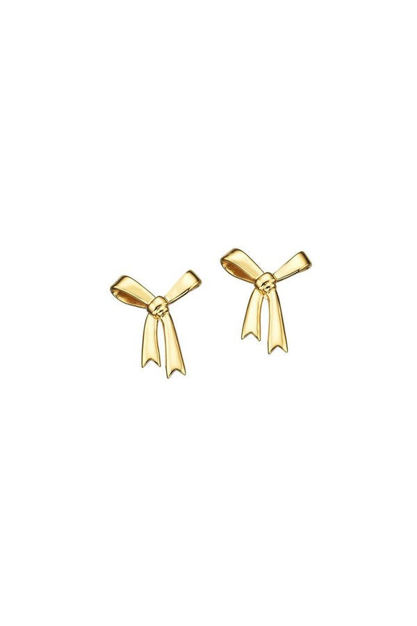 karen walker Bow Studs Gold-Plated