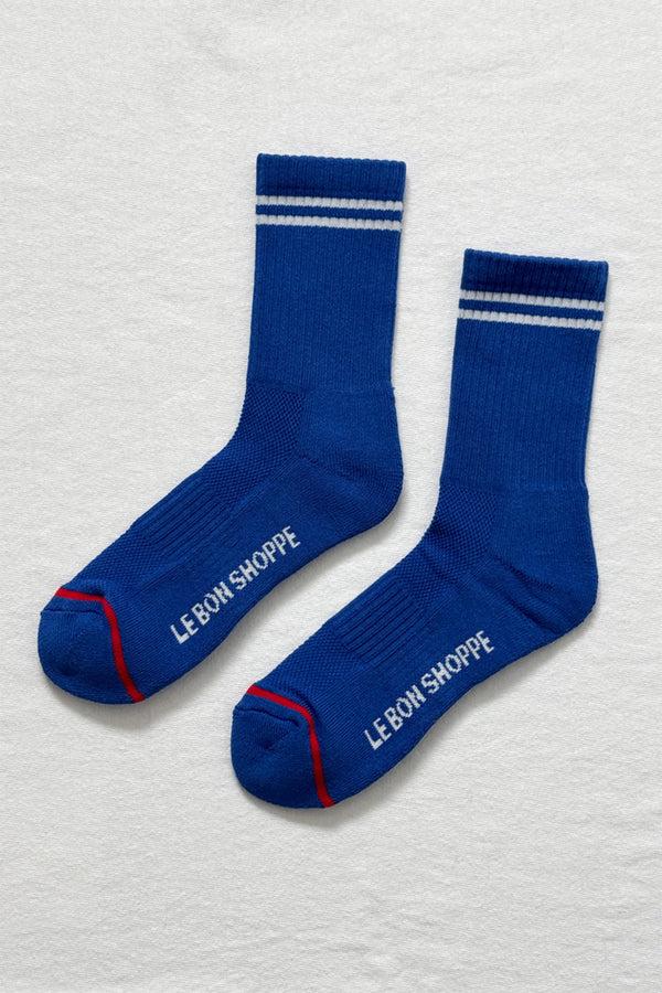 karen walker Boyfriend Socks Cobalt