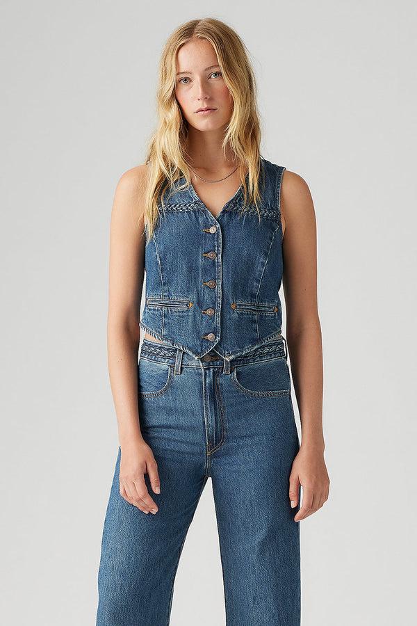 Karen Walker Braided Vest Big Yikes