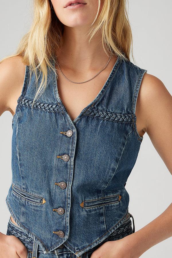 Karen Walker Braided Vest Big Yikes