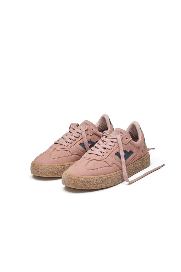 Karen Walker Burela Bold Sneakers Blush Suede